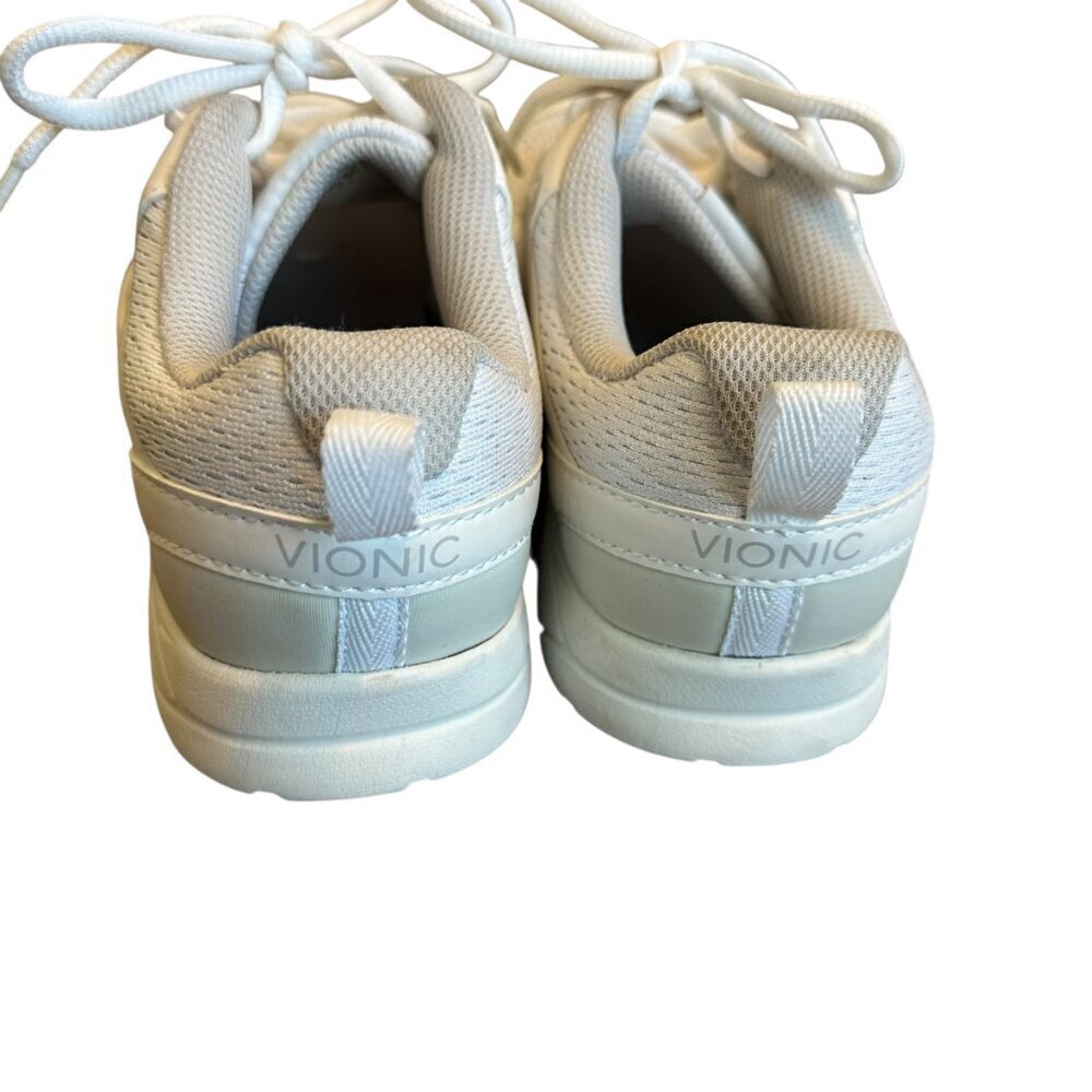 Vionic 335 Miles White Tennis Shoes Sneakers Athletic Athleisure Comfort Size 8 - Picture 9 of 12
